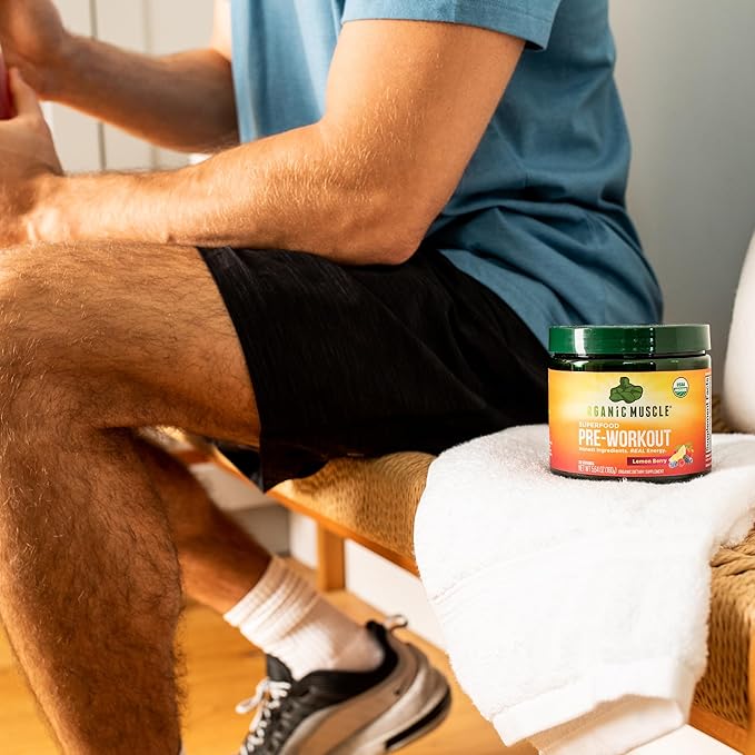 Organic Muscle Superfood Pre Workout Powder