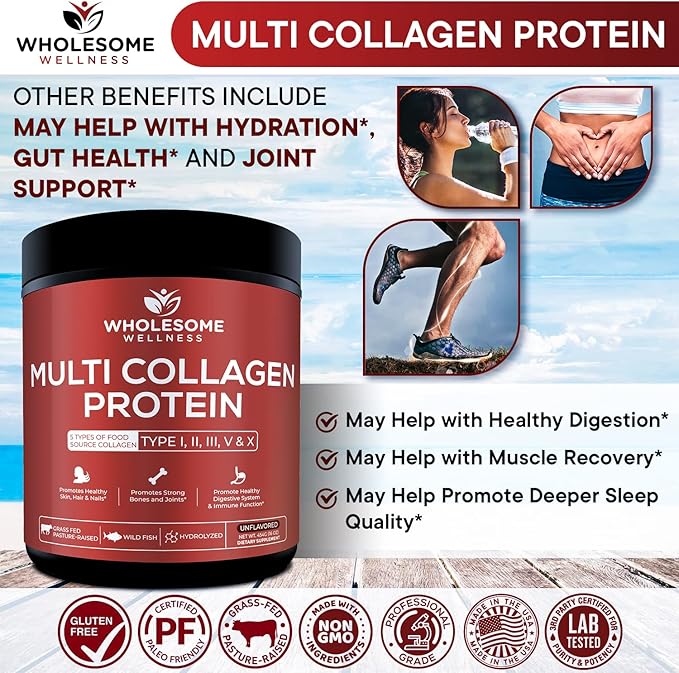 Multi Collagen Protein Powder Hydrolyzed (Type