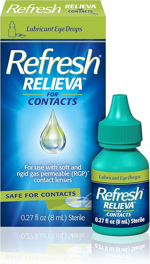 Refresh RELIEVA FOR CONTACTS Lubricant Eye 0.27 fl (8 mL)