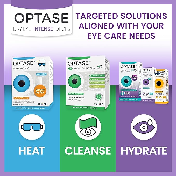 Optase Dry Eye Intense Drops 3 Hydrate .33 fl 300 Doses