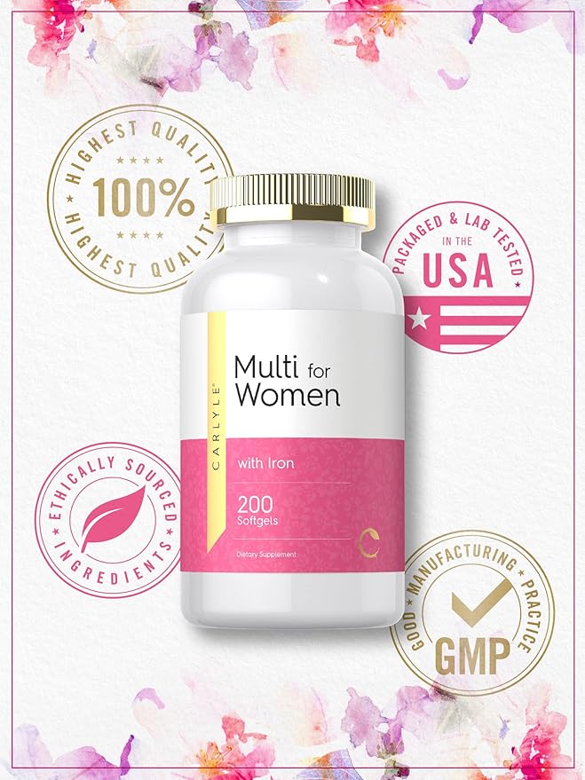 Carlyle Multivitamin for Women with Iron 200 Softgel