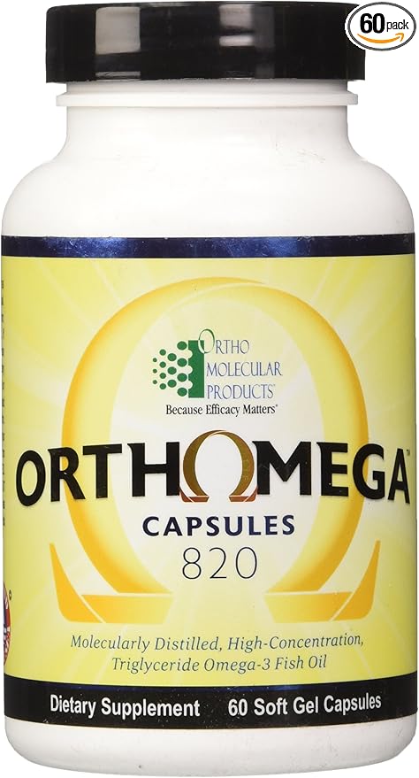 Ortho Molecular Products Orthomega Fish Oil 950mg 60 60 Capsules