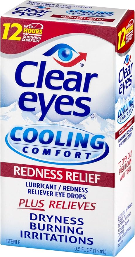 Clear Eyes Cooling Comfort Redness Relief 0.5 fl 3 Pack