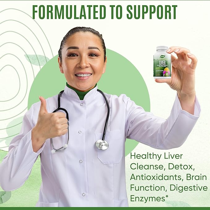 100% Pure Liver Cleanse Detox Support Formula