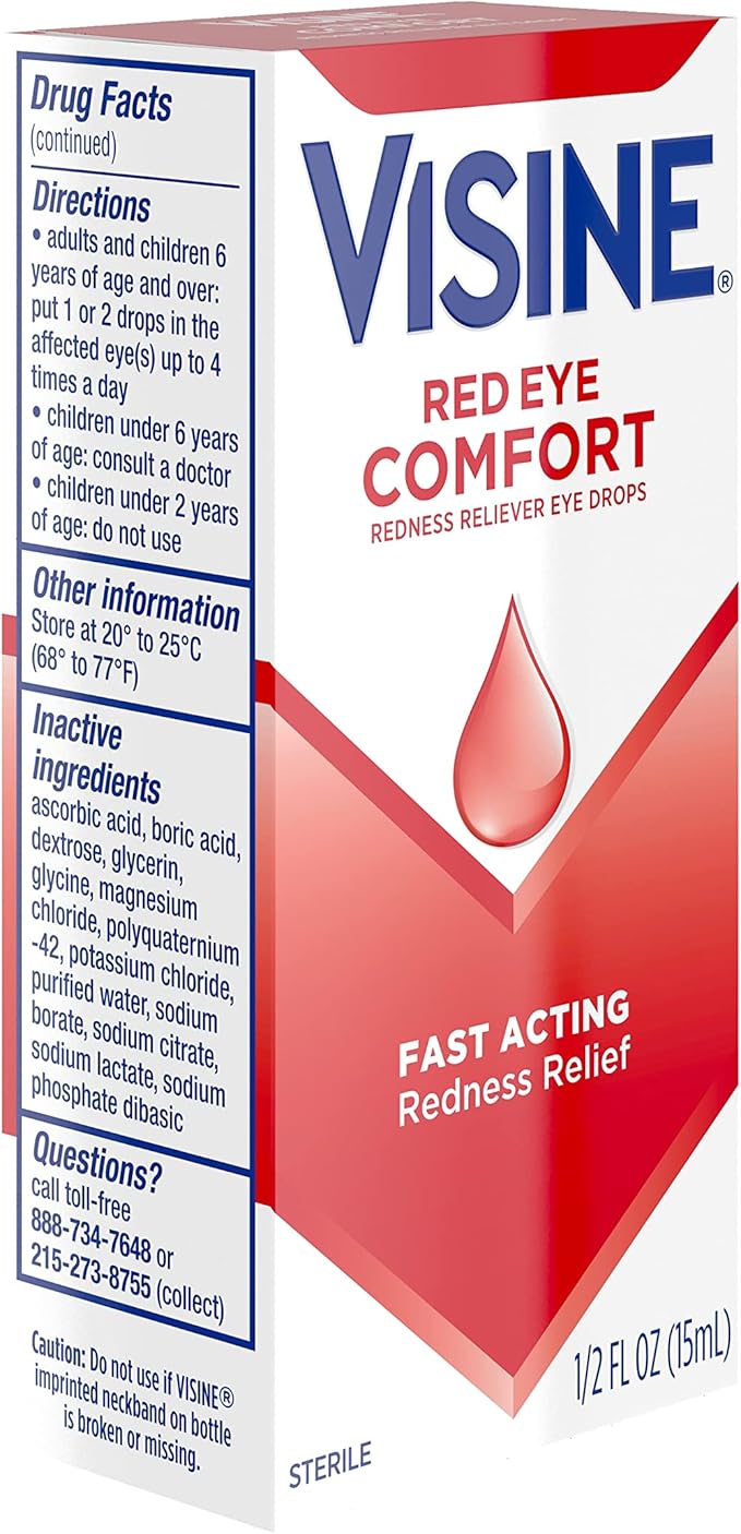 Visine Red Eye Comfort Redness Relief 0.5 fl.