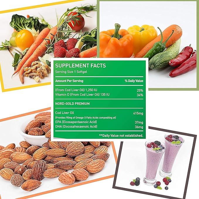 COD Liver Oil 300 Softgels 3 Fatty