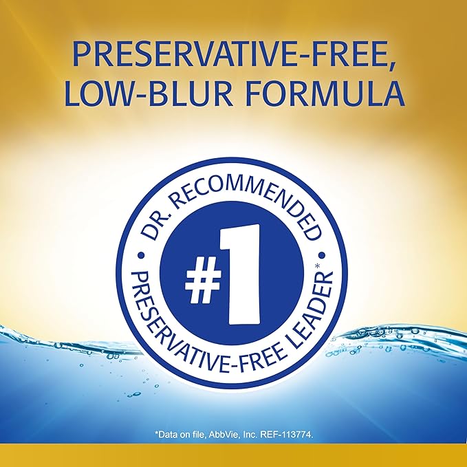 Refresh Optive MEGA-3 Lubricant Eye Drops 0.01 fl (0.4 mL), 60 Single-Use