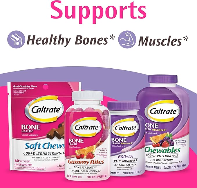 Caltrate Chewables 600 Plus D3 Plus 90 Count