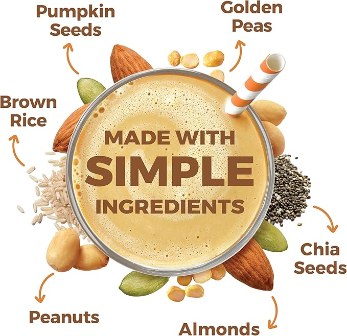Orgain Organic Simple Vegan Protein Powder, 20g Plant 1.25lb