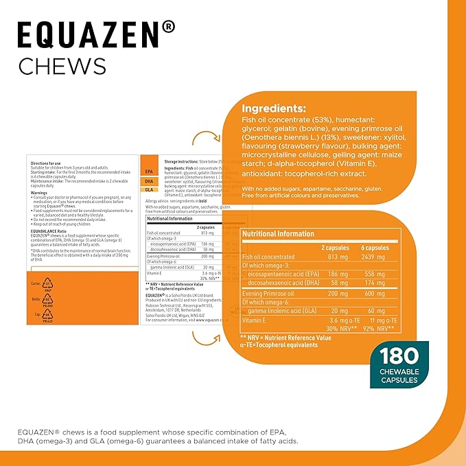 Equazen Eye Q Chews 180 Capsules