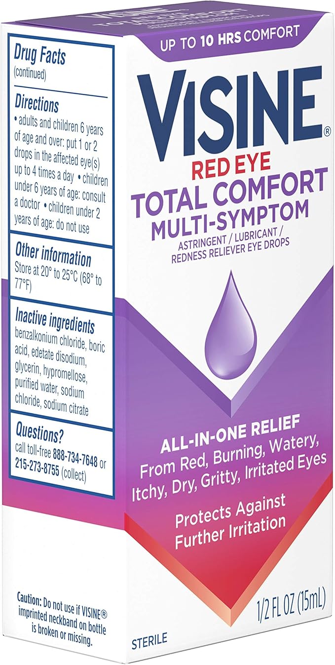 Visine Multi-Symptom Eye Drops 0.5 fl.