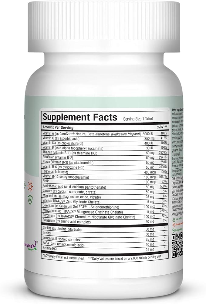 MaxiVite - No Iron - One 90 Tabs