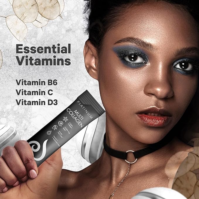 Codeage Multi Collagen and Biotin 10,000 B6 & D3, Keratin, 18 Amino 5 Types 30 Powder