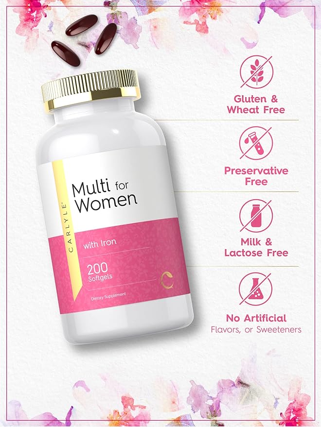 Carlyle Multivitamin for Women with Iron 200 Softgel