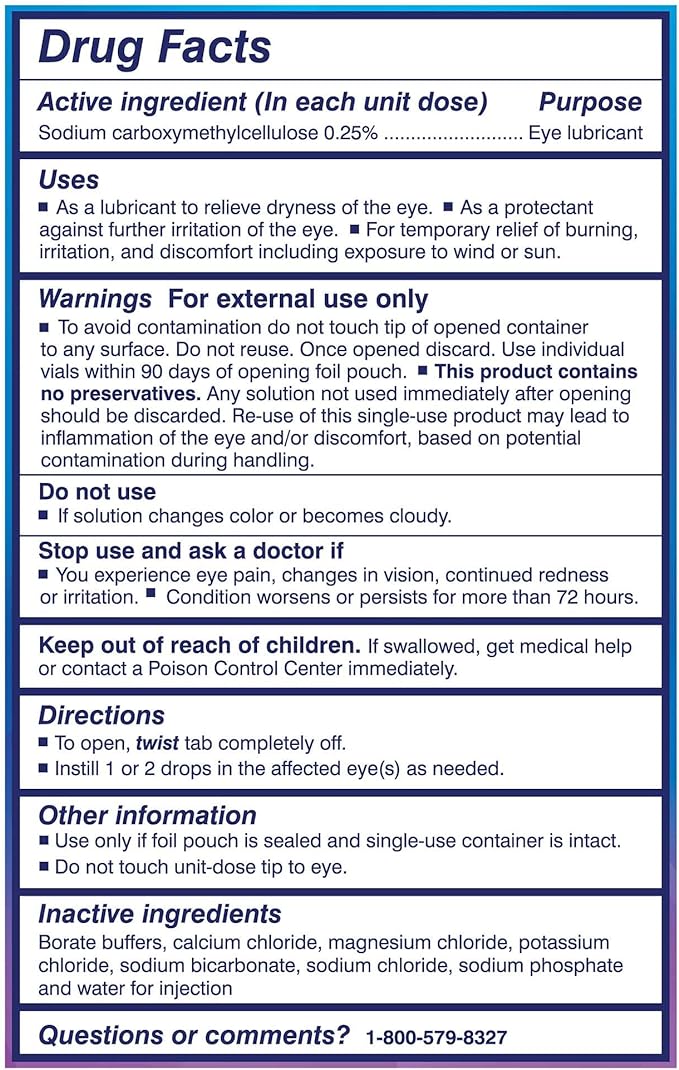TheraTears Dry Eye Therapy Lubricating Eye 30 Single-Use