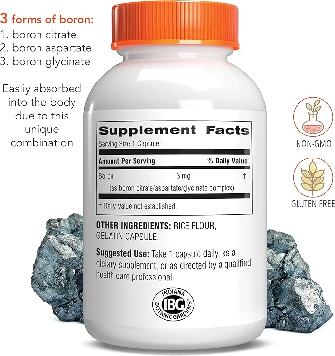 Botanic Choice Super Boron Complex (3mg) 3 Forms 2 Pack