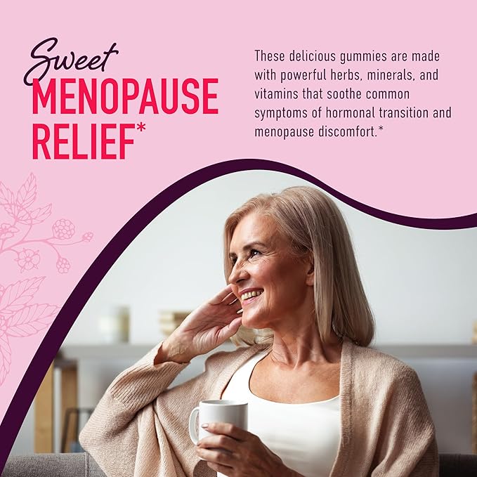 Menopause Support Gummies D3, PABA, 60ct.