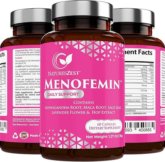 Menopause Supplement - for Perimenopause, Menopause 60 Vegan