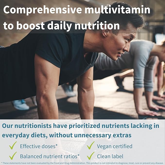Men's Multivitamin, Clean Label & Vegan,