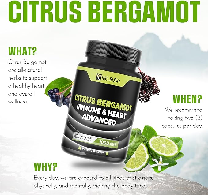 210 Capsules - Citrus Bergamot Extract 25:1 with