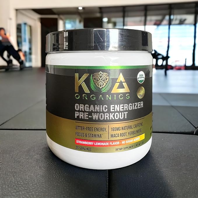 KOA Organics- USDA Organic Pre Workout w/165mg Organic 150g