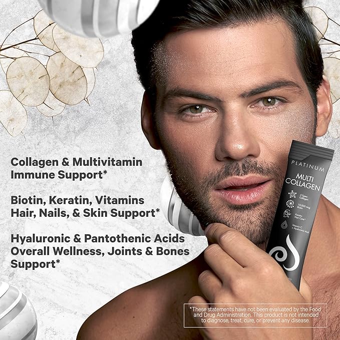 Codeage Multi Collagen and Biotin 10,000 B6 & D3, Keratin, 18 Amino 5 Types 30 Powder