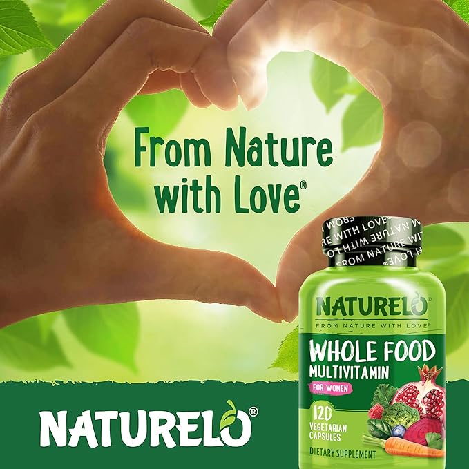 NATURELO Whole Food Multivitamin for Women 120 Capsules