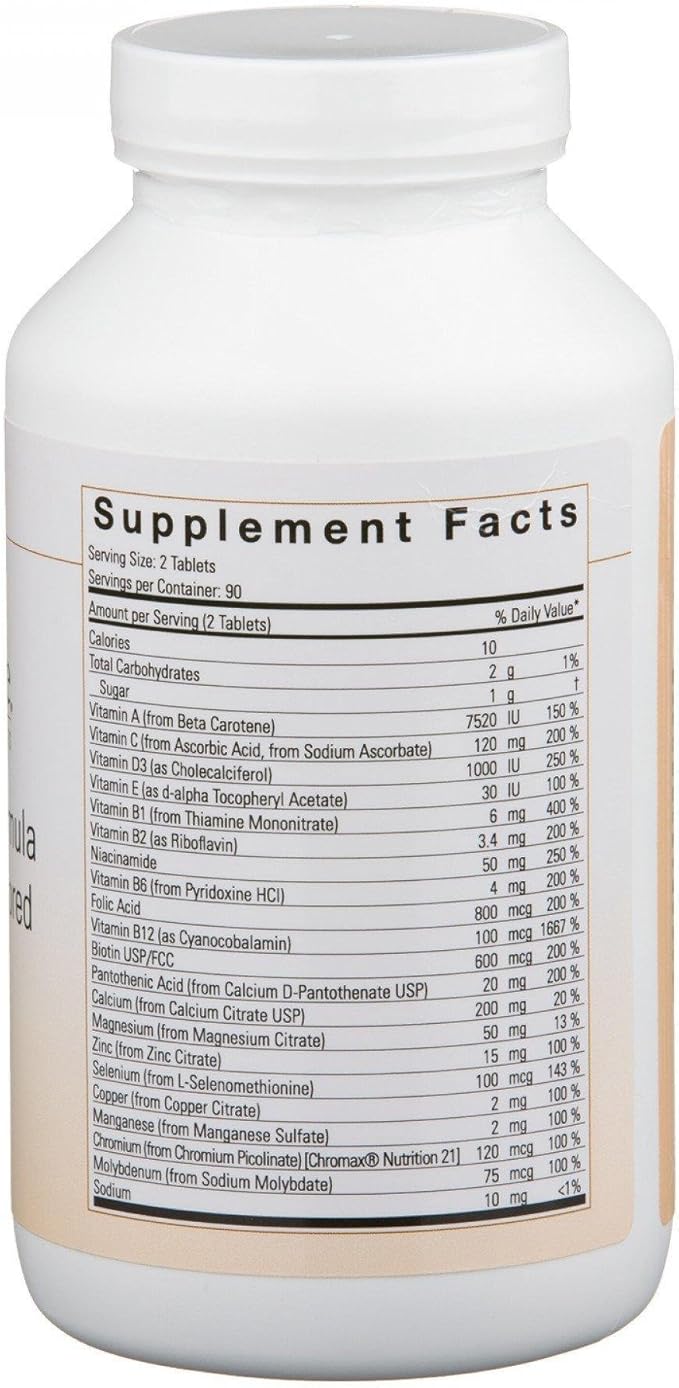 Bariatric Advantage Essential Multivitamin without Iron 200 DV 60 Count