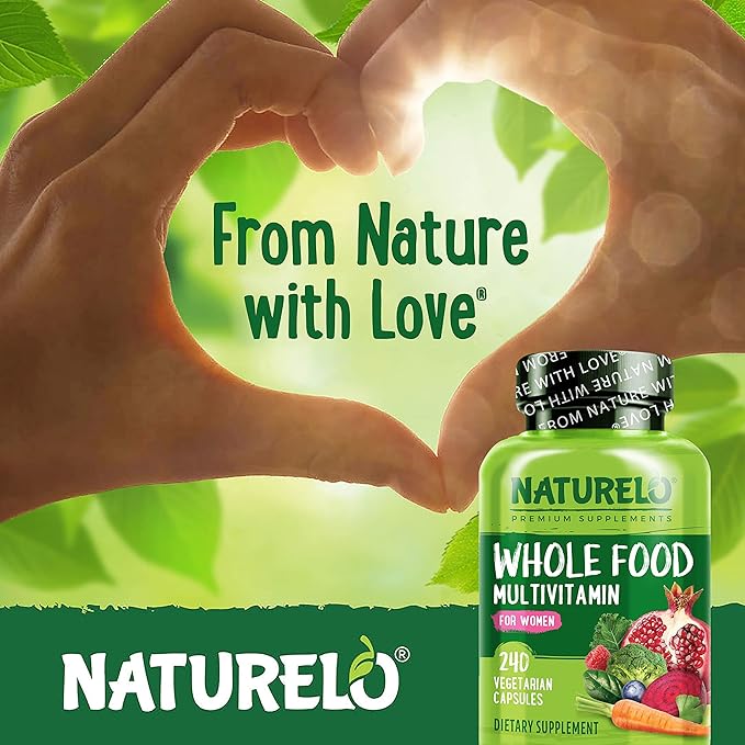 NATURELO Whole Food Multivitamin for Women 240 Vegan
