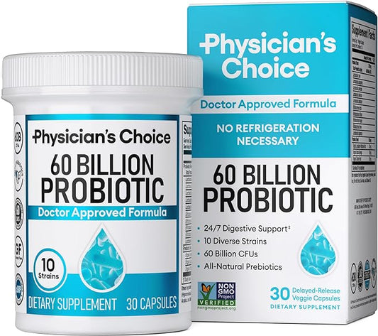 Physician's Choice Probiotics 60 Billion CFU 10 Strains 30ct