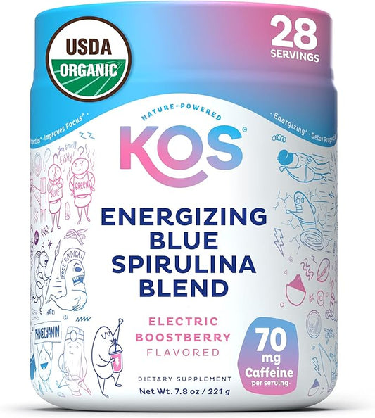 KOS Energizing Blue Spirulina Blend 28 Servings