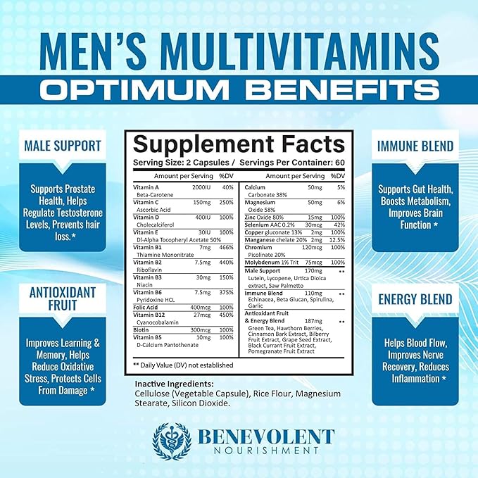 Multivitamin for Men 120 Caps