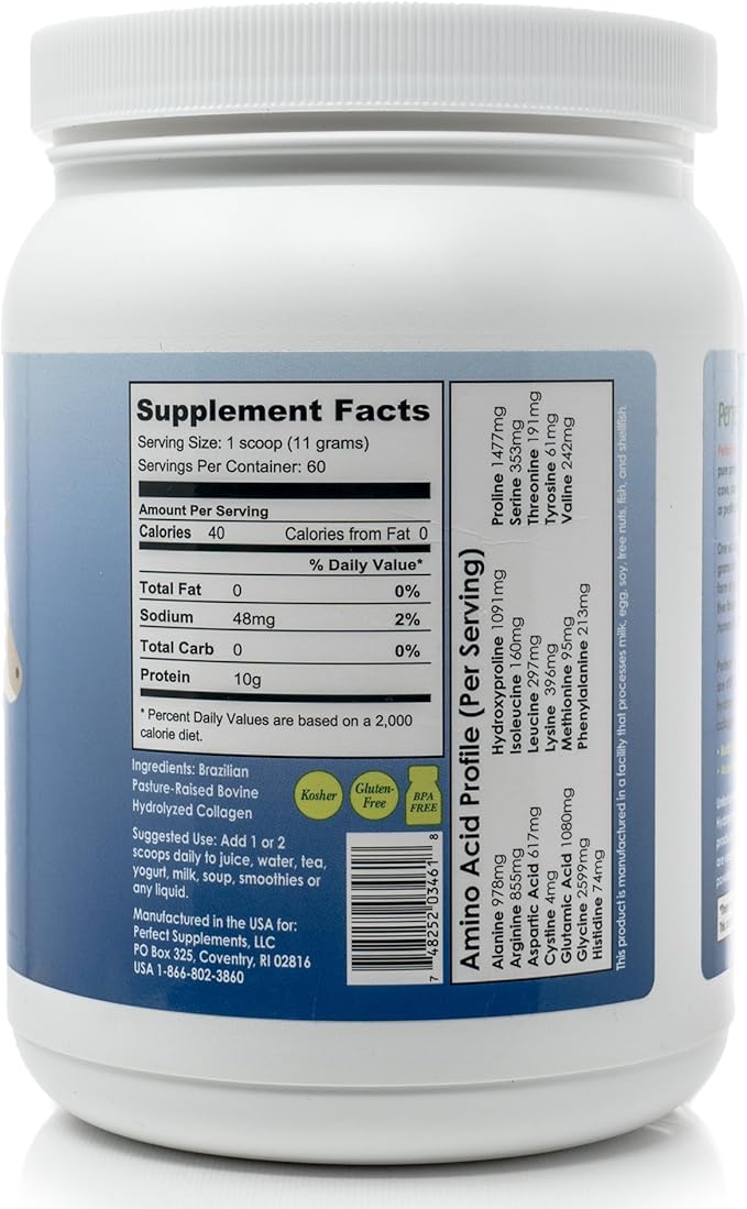 Perfect Supplements – Perfect Hydrolyzed Collagen 660g – 3 Pack