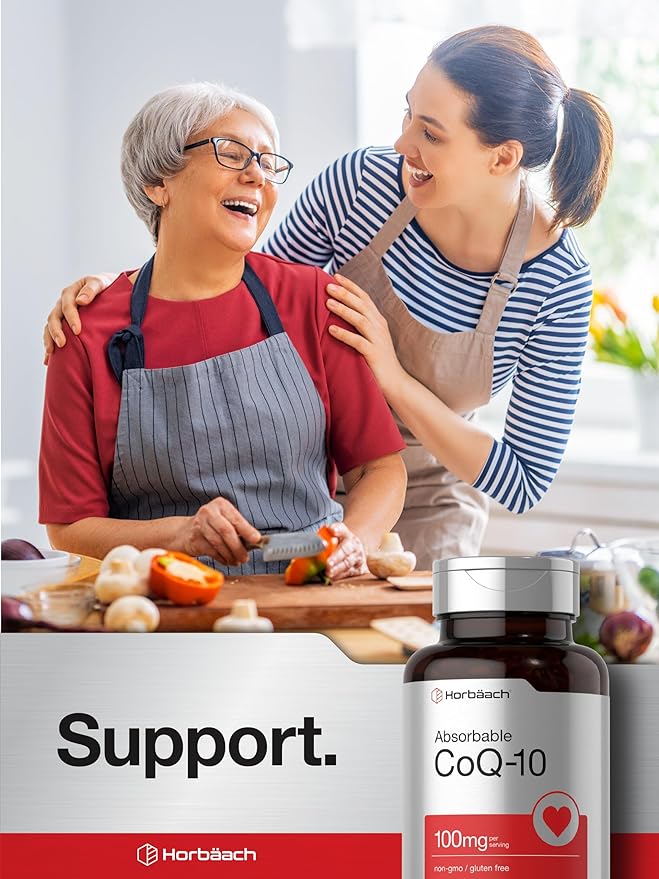 Horbäach CoQ10 100mg Softgels 120 Count