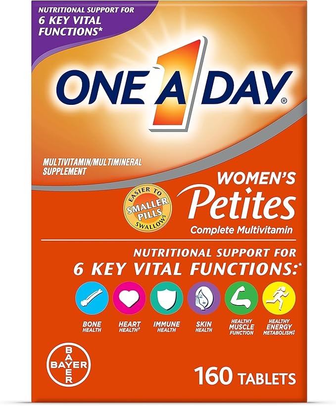 One A Day Women’s Petites Multivitamin,Supplement 160 count