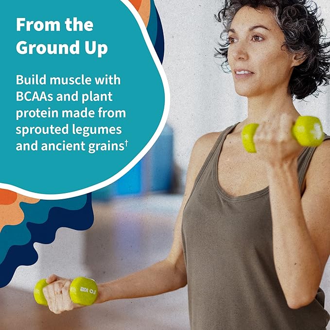 Organic Vegan Unflavored Protein Powder 22g Complete 1.2 LB