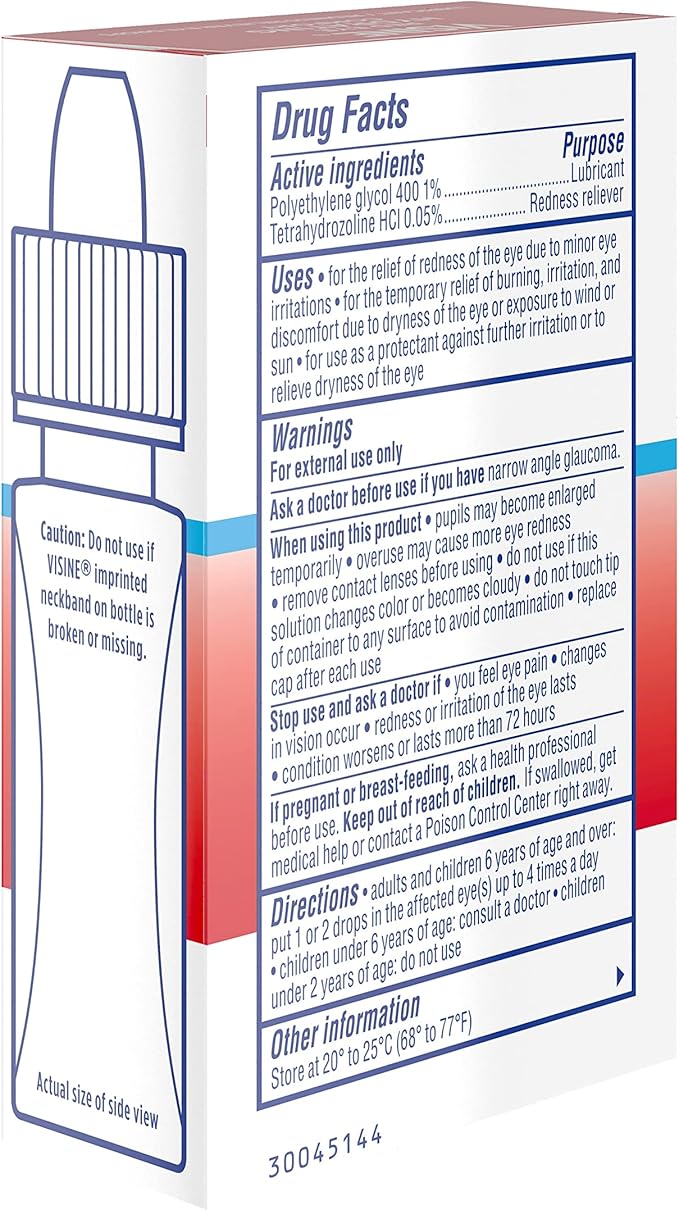 Visine Red Eye Hydrating Comfort Redness 0.28 fl.