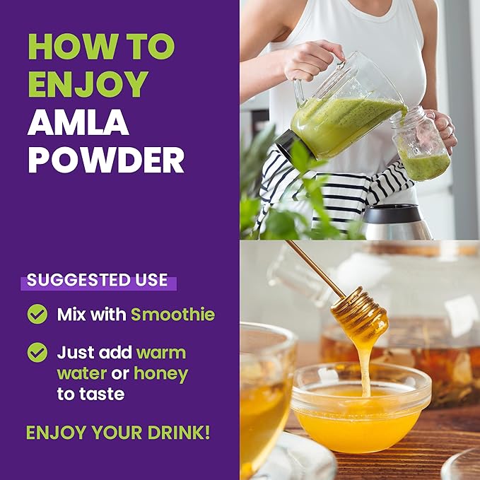 Organic Amla Powder for Hair Growth 12 oz
