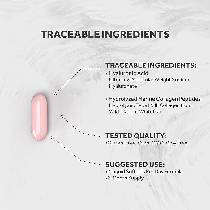 Naturalis Hyaluronic Acid 200mg, 10x Better 120 Softgels