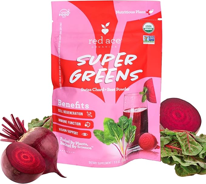 Swiss Chard & Beet Powder, Gluten 5.3oz