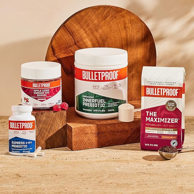 Bulletproof Express 3-in-1 Probiotic, 90 Count, Supplement for Fast and Sustained Gut Health
