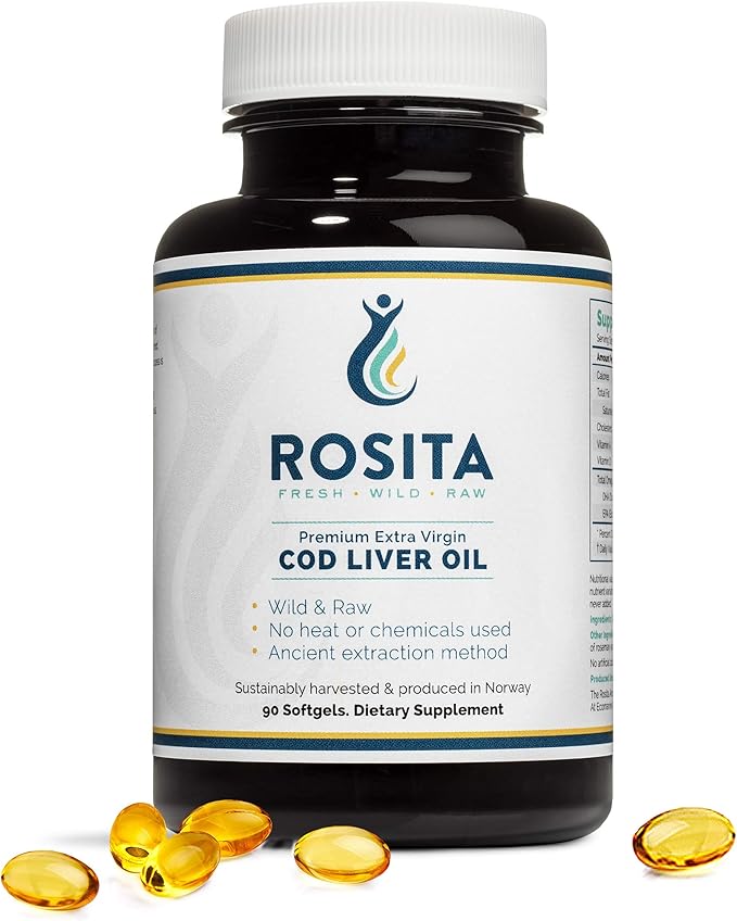 Rosita Extra Virgin Cod Liver Oil 90 Count