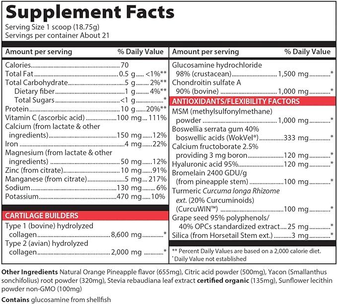 Vibrant Health, Joint Vibrance, Comprehensive Joint 21 Servings