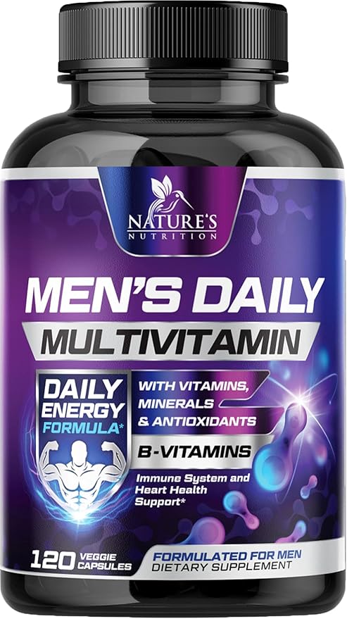 Premium Multivitamin for Men B12, Zinc, 120 Multivitamin