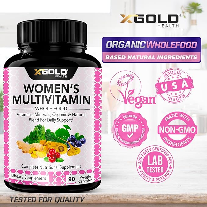 Vegan Women's Daily Multivitamin 50 Plus -90 Capsules
