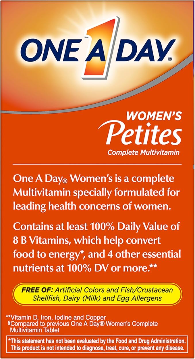 One A Day Women’s Petites Multivitamin,Supplement 160 count