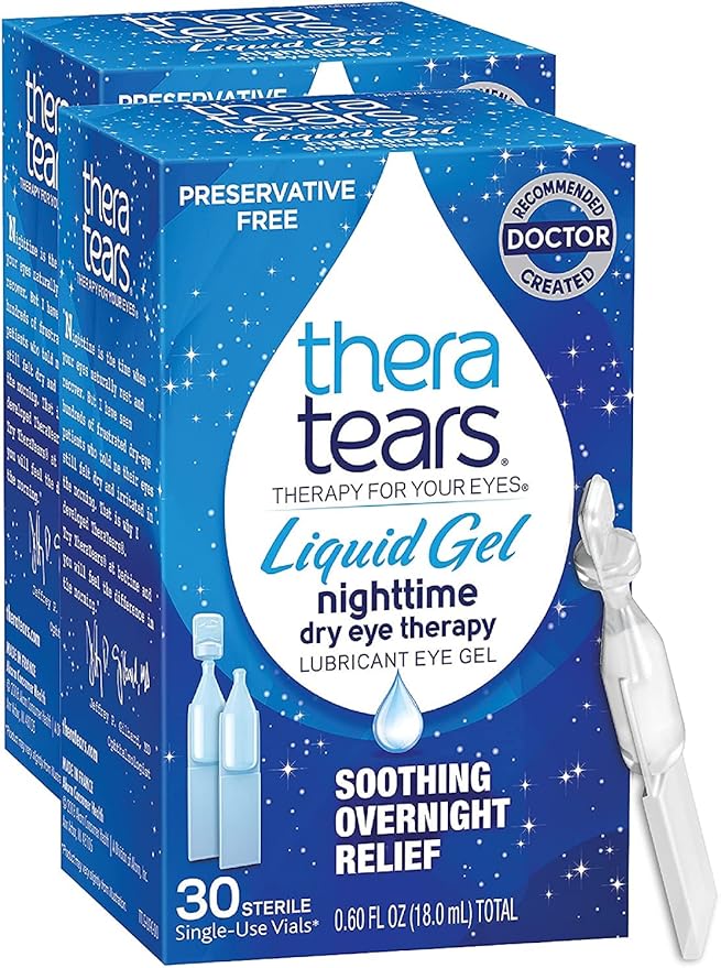 TheraTears Extra Dry Eye Therapy Lubricant 0.5 fl 2 Count 30 Vials, 60 Count