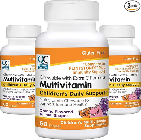 Quality Choice Children's Animal Shaped Multivitamin (3 Pack)