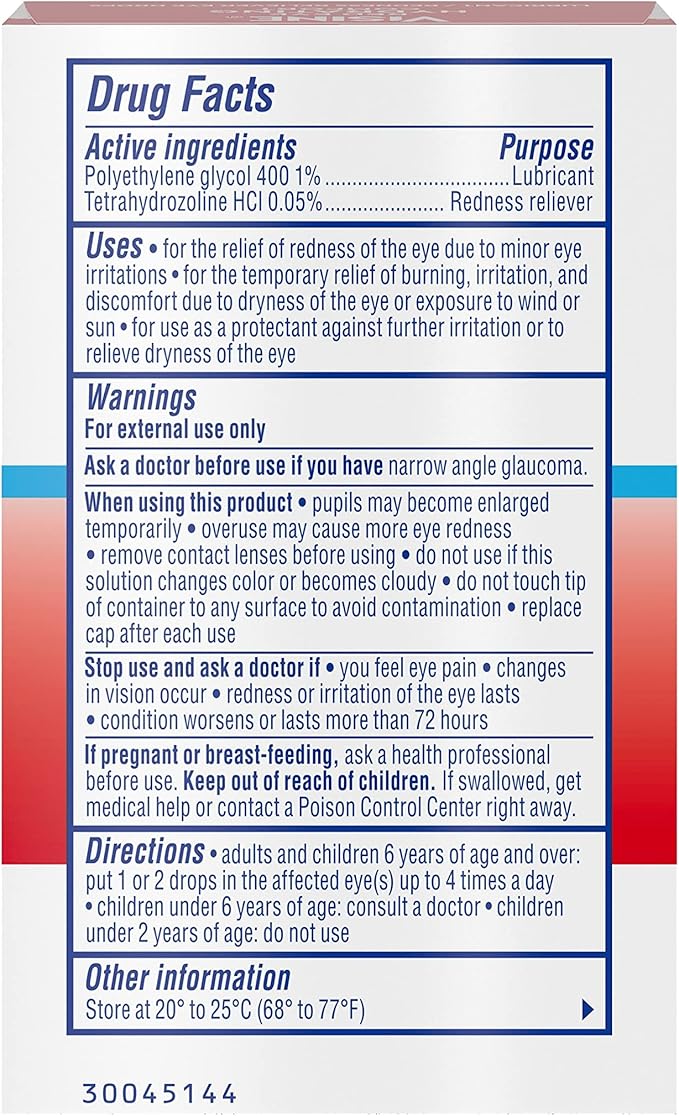 Visine Red Eye Hydrating Comfort Redness 0.28 fl.