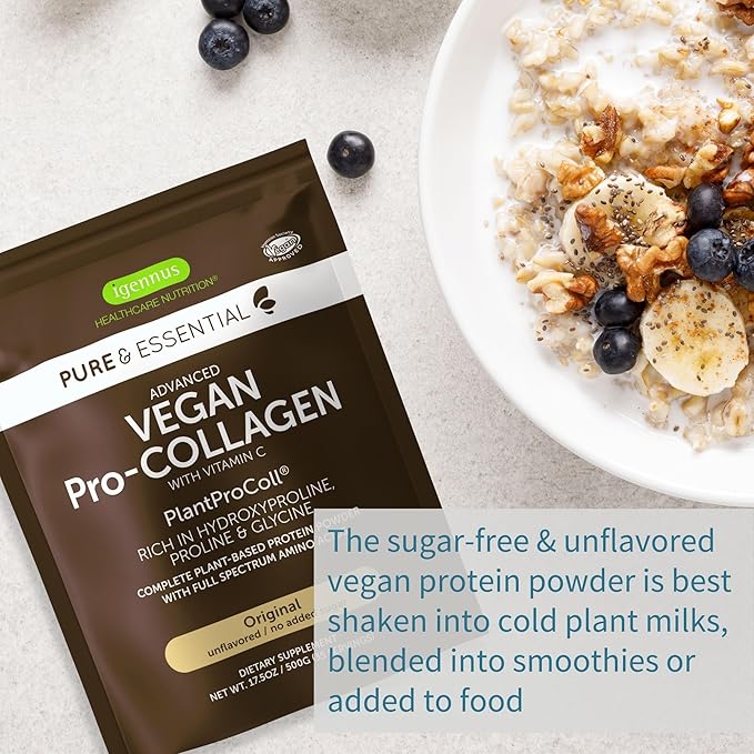 Pure & Essential Vegan Collagen Peptide 4 x 35 Servings